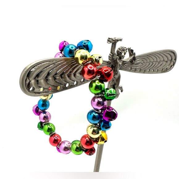 Festive Jingle Bell Elastic Stretch Bracelet Christmas Jewelry - Picture 9 of 9